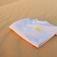 "Wave after Wave" Unisex-Sweatshirt Oversize (Schriftzug in Gelb)